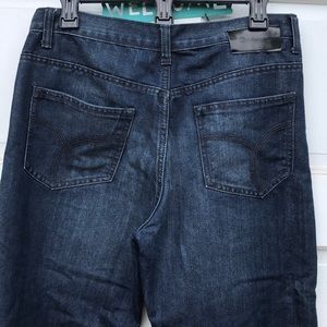 Calvin Klein Jeans Slim Straight Leg Denim Blue 20